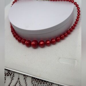 Gorgeouss red necklace